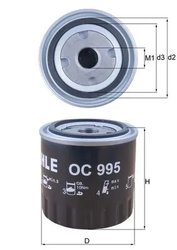 Filtru ulei KNECHT OC 995