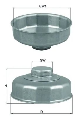 Cheie filtru ulei KNECHT OCS 1