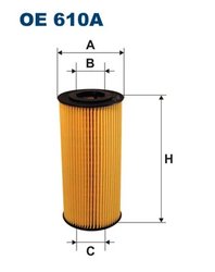 FILTRU ULEI FILTRON OE 610A - Compatibil cu MERCEDES-BENZ, SSANGYONG, TAGAZ