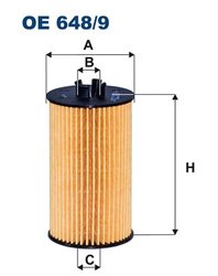 FILTRU ULEI FILTRON OE 648/9 - Compatibil cu OPEL, VAUXHALL