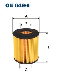 FILTRU ULEI FILTRON OE 649/6 - Compatibil cu BMW
