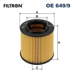 FILTRU ULEI FILTRON OE 649/9 - Compatibil cu ALPINA, BMW