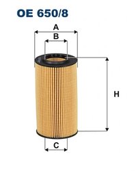 FILTRU ULEI FILTRON OE 650/8 - Compatibil cu AUDI, VW