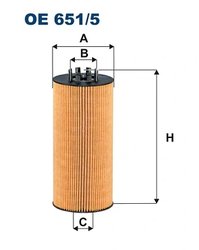 FILTRU ULEI FILTRON OE 651/5 - Compatibil cu MERCEDES-BENZ, SETRA