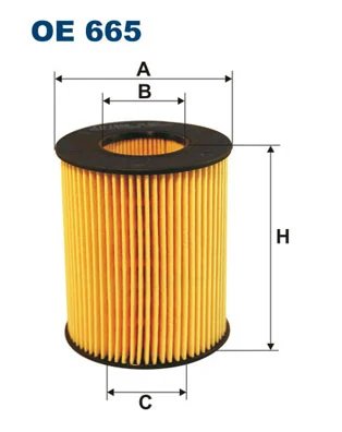 FILTRU ULEI FILTRON OE 665 - Compatibil cu FORD, MAZDA