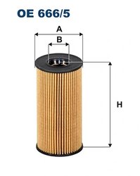 FILTRU ULEI FILTRON OE 666/5 - Compatibil cu FIAT, MERCEDES-BENZ, NISSAN, OPEL, RENAULT, VAUXHALL
