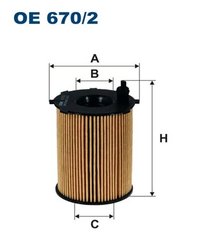 FILTRU ULEI FILTRON OE 670/2 - Compatibil cu ALFA ROMEO, CHRYSLER, FIAT, LANCIA