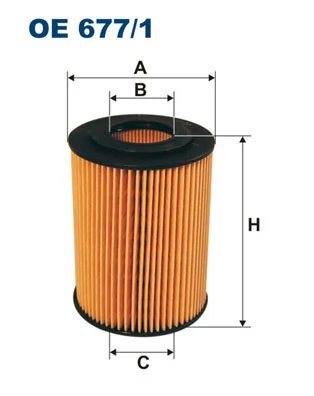 FILTRU ULEI FILTRON OE 677/1 - Compatibil cu CHRYSLER, JEEP, MERCEDES-BENZ