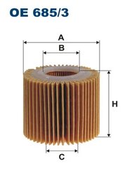 FILTRU ULEI FILTRON OE 685/3 - Compatibil cu ASTON MARTIN, DAIHATSU, SUBARU, TOYOTA