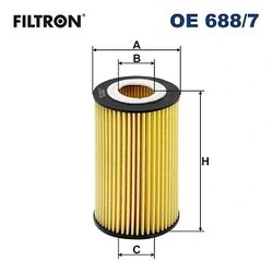 FILTRU ULEI FILTRON OE 688/7 - Compatibil cu AUDI