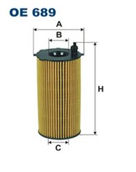 FILTRU ULEI FILTRON OE 689 - Compatibil cu DODGE, JEEP