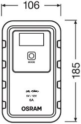APARAT DE INCARCAT BATERIA DE ACUMULATORI OSRAM OEBCS906 - Piesa auto compatibila cu mai multe marci
