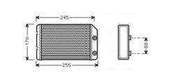 Schimbator caldura incalzire habitaclu Ava Quality Cooling O