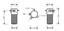 Uscator aer conditionat Ava Quality Cooling OLD118