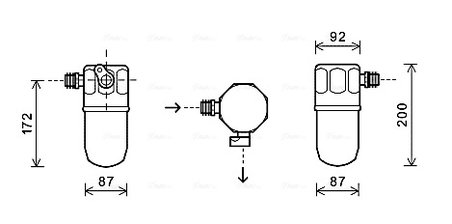 Uscator aer conditionat Ava Quality Cooling OLD563