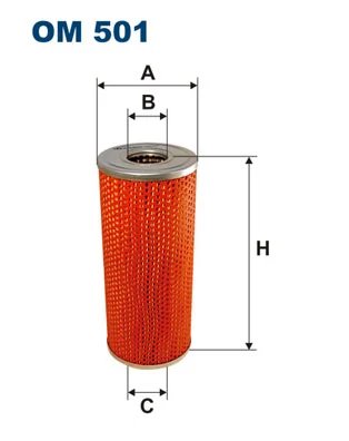 FILTRU ULEI FILTRON OM 501 - Compatibil cu RENAULT TRUCKS