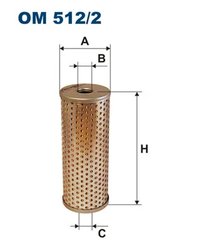 FILTRU HIDRAULIC SISTEM DIRECTIE FILTRON OM 512/2 - Compatibil cu DAF, IVECO, MAN, MERCEDES-BENZ, RENAULT TRUCKS, SETRA, SISU, T