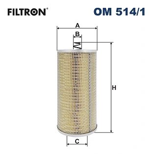 FILTRU ULEI FILTRON OM 514/1 - Compatibil cu AYATS, BREDAMENARINIBUS, INBUS, MAN, MAZ, NEOPLAN, SETRA, SOLARIS, VAN HOOL