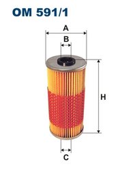 FILTRU ULEI FILTRON OM 591/1 - Compatibil cu ISDERA, MERCEDES-BENZ
