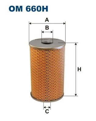 FILTRU SISTEM HIDRAULIC PRIMAR FILTRON OM 660H - Piesa auto compatibila cu mai multe marci