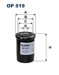 Filtru ulei Filtron OP 519