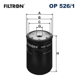 FILTRU ULEI FILTRON OP 526/1 - Compatibil cu AUDI, JAGUAR, JEEP, LAND ROVER, SEAT, SKODA, VW