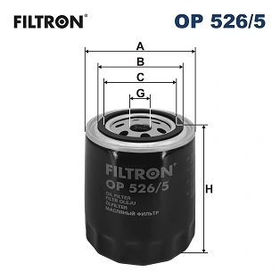 FILTRU ULEI FILTRON OP 526/5 - Compatibil cu AUDI, SKODA, VW