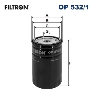 FILTRU ULEI FILTRON OP 532/1 - Compatibil cu CHRYSLER, FORD, FORD USA, JEEP, MAZDA, MORGAN