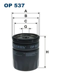 Filtru ulei Filtron OP 537