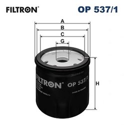 Filtru ulei Filtron OP 537/1