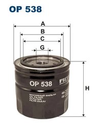 FILTRU ULEI FILTRON OP 538 - Compatibil cu VOLVO