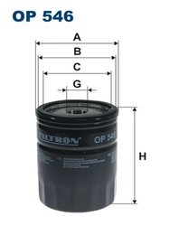 Filtru ulei Filtron OP 546