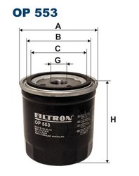 Filtru ulei Filtron OP 553