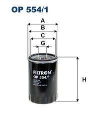 Filtru ulei Filtron OP 554/1