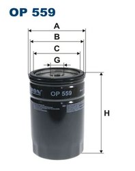 Filtru ulei Filtron OP 559