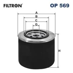 Filtru ulei Filtron OP 569
