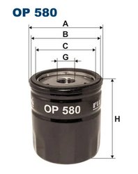 Filtru ulei Filtron OP 580