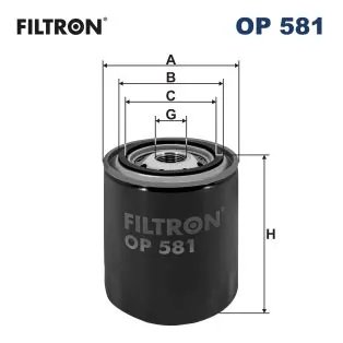FILTRU ULEI FILTRON OP 581 - Compatibil cu DERWAYS, FORD, INFINITI, NISSAN, SUBARU