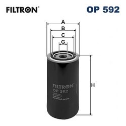 Filtru ulei Filtron OP 592