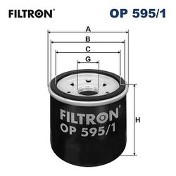 Filtru ulei Filtron OP 595/1