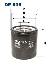 Filtru ulei Filtron OP 596