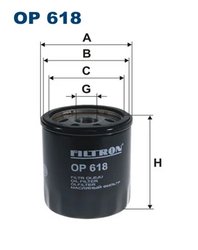 Filtru ulei Filtron OP 618