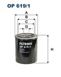 FILTRU ULEI FILTRON OP 619/1 - Compatibil cu FORD, MAZDA, METROCAB, TOYOTA, VW