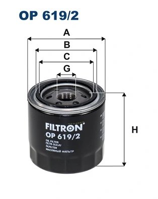 FILTRU ULEI FILTRON OP 619/2 - Compatibil cu TOYOTA