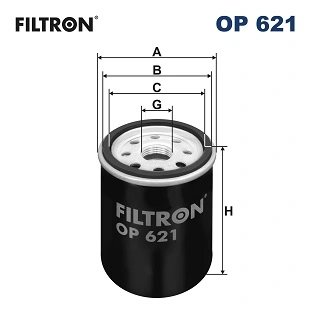 FILTRU ULEI FILTRON OP 621 - Compatibil cu FIAT, PERODUA, PONTIAC, SUBARU, SUZUKI, TOYOTA, VW