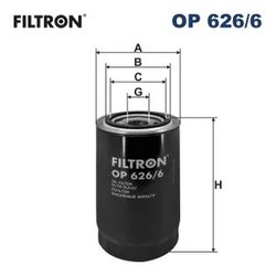 Filtru ulei Filtron OP 626/6
