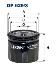 Filtru ulei Filtron OP 629/3