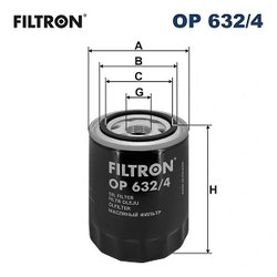Filtru ulei Filtron OP 632/4