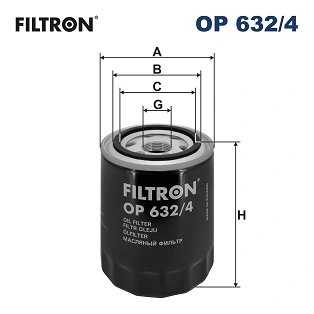 Filtru ulei Filtron OP 632/4