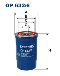 Filtru ulei Filtron OP 632/6